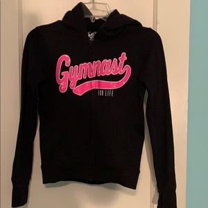 Justice gymnast sweatshirt